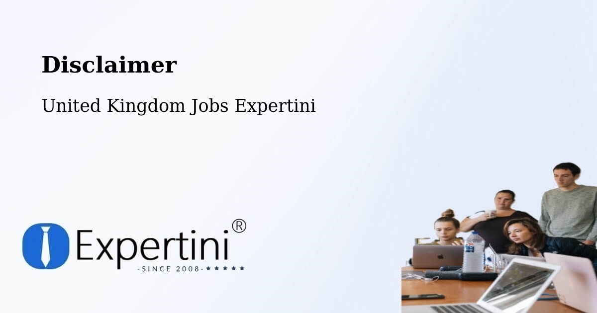 Disclaimer – Catterick - United Kingdom Jobs Expertini