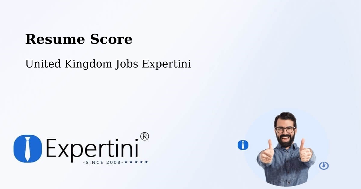 Resume Score & Job Description Match Tool – Catterick - United Kingdom Jobs Expertini